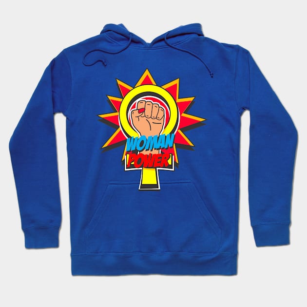 Woman power Hoodie by Jennifer